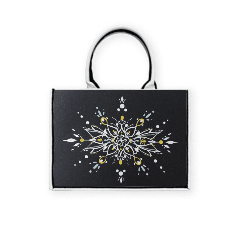 無限能量 — 黑飾條 Book Tote 精品 托特包 2