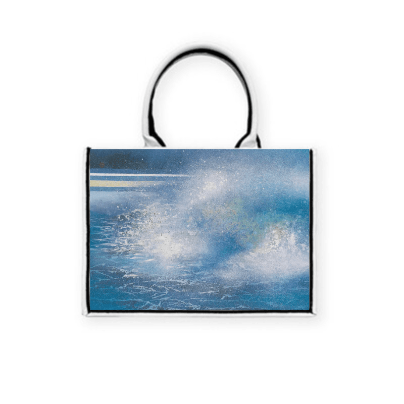 金山．銀山-潛行24 — 黑飾條 Book Tote 精品 托特包