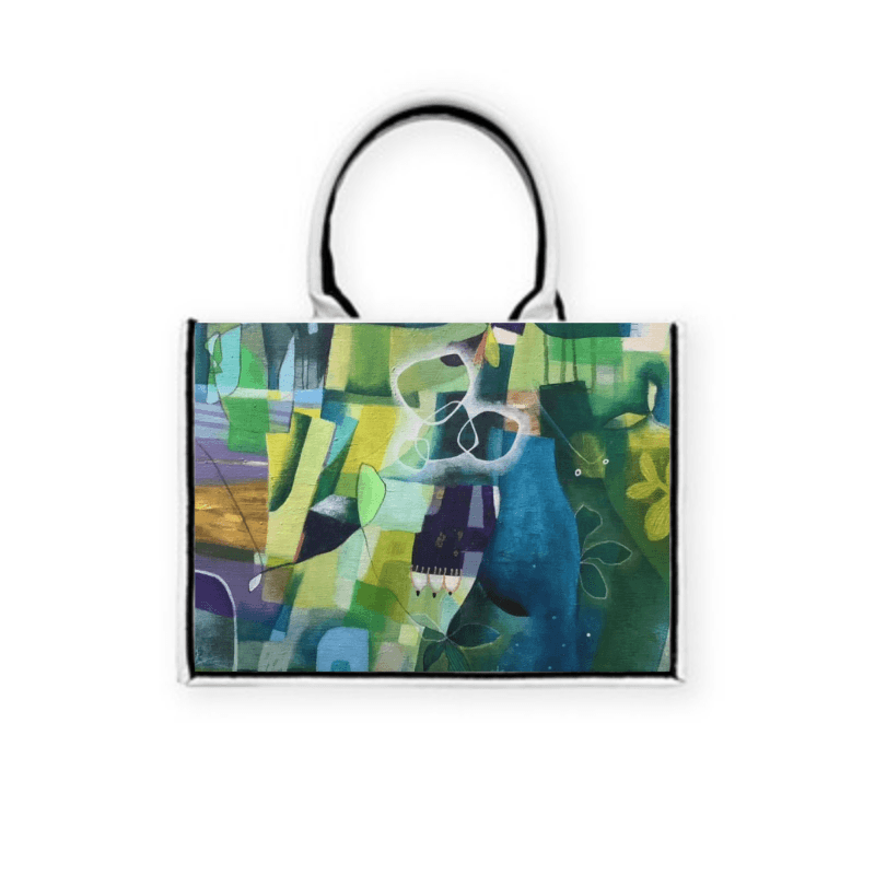 歲月之境 — 黑飾條 Book Tote 精品 托特包
