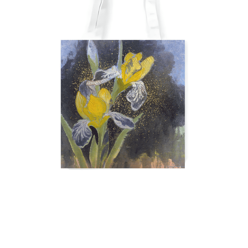 拾花釀春系列-德國鳶尾羅蕾萊(Iris 'Loreley')2 — 單層 A4 托特包（有底、提袋） 2