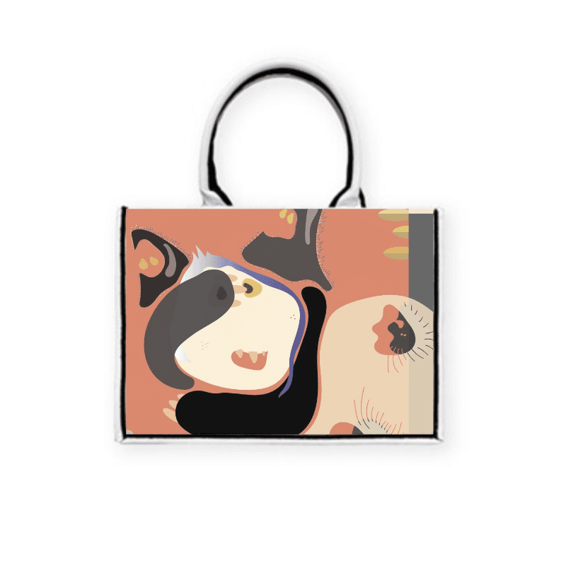寄生熊貓 — 黑飾條 Book Tote 精品 托特包 2