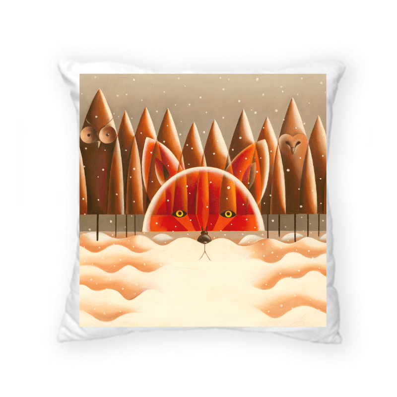 雪地 — 方形 可拆式 抱枕 40*40 cm 5