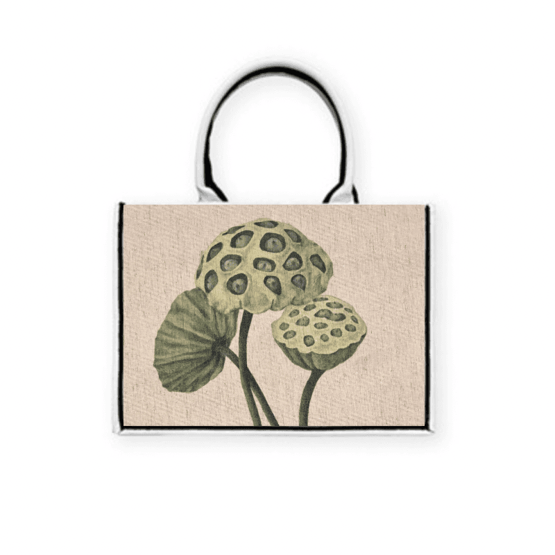 蓮蓬 — 黑飾條 Book Tote 精品 托特包 2