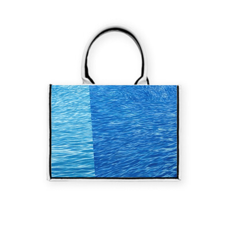 海面-覆蓋 XXII — 黑飾條 Book Tote 精品 托特包 2