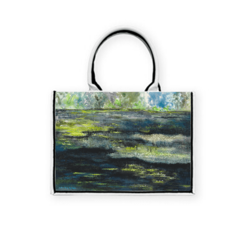 模糊之間的浪漫I — 黑飾條 Book Tote 精品 托特包 3