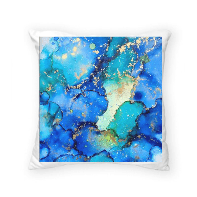 酒精墨水 - 「 仰望」 — 方形 可拆式 抱枕 40*40 cm 4