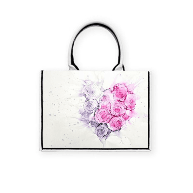 酒精墨水 - 「心醉 - 霧都戀人」 — 黑飾條 Book Tote 精品 托特包 2