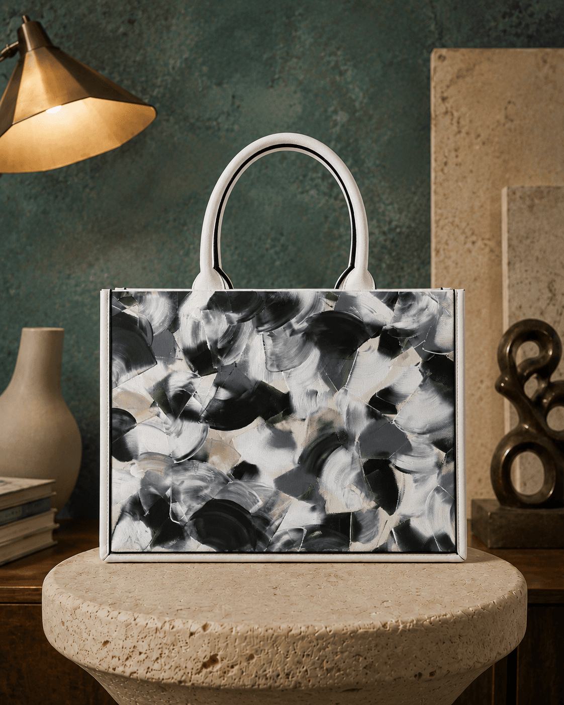 Moderate  — 黑飾條 Book Tote 精品 托特包 2