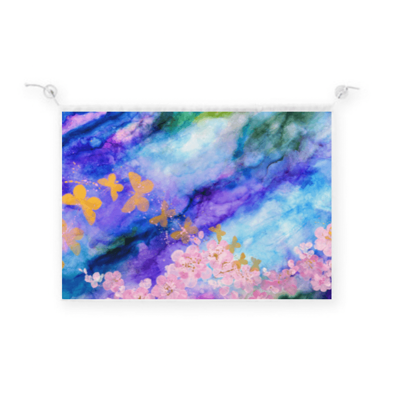 花蝶 — 吸盤 窗簾（遮光、柔光） 4