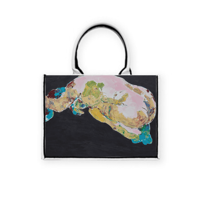 重生 — 黑飾條 Book Tote 精品 托特包 H37 x W28 x D16 cm AB50 4