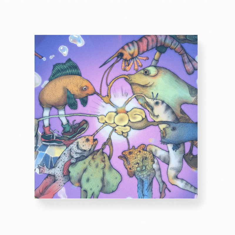 我游故我在 — 9片式拼圖造型墊（杯墊、滑鼠墊、隔熱墊）中款  23 x 23 cm BA50 2