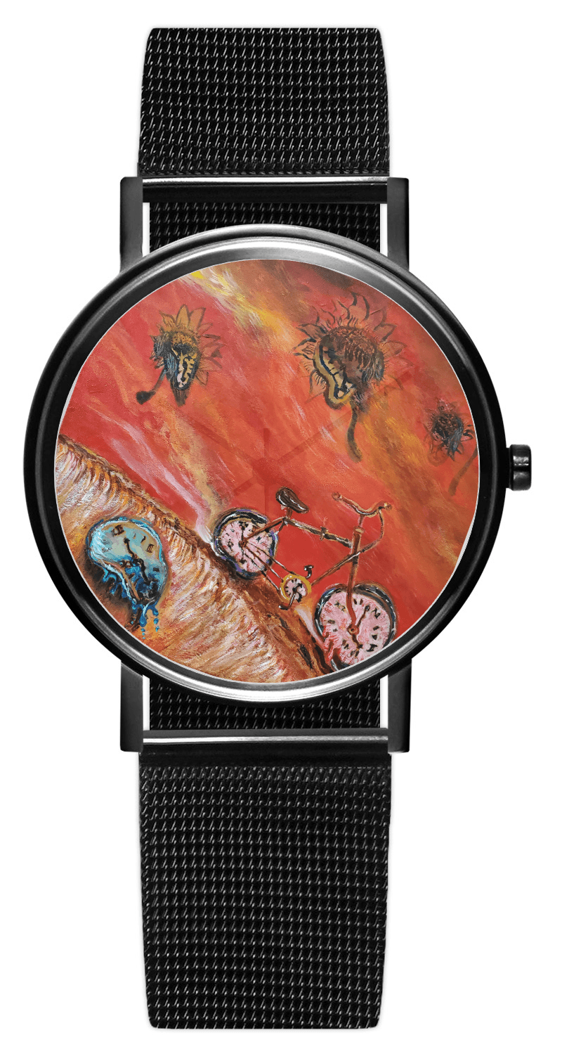 Shifting Time — yunivershsieh 藝術訂製腕錶 黑色 4