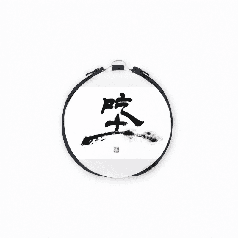 吃土 — 圓形收納零錢包（雙開拉鍊）直徑10.5cm AB74 3
