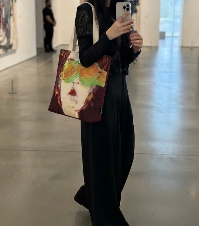 我所看見的世界 — 單層 A4 托特包（有底、提袋）Ｗ24.5 x Ｈ33.5cm AB54-2 2