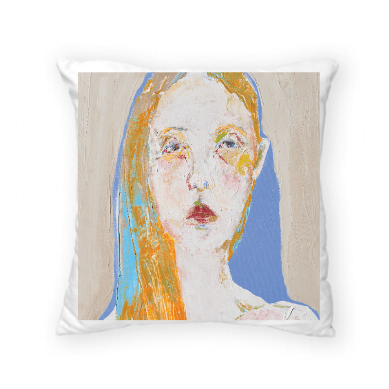 恐懼，是我穿越的一道牆 — 方形 可拆式 抱枕 40*40 cm 4
