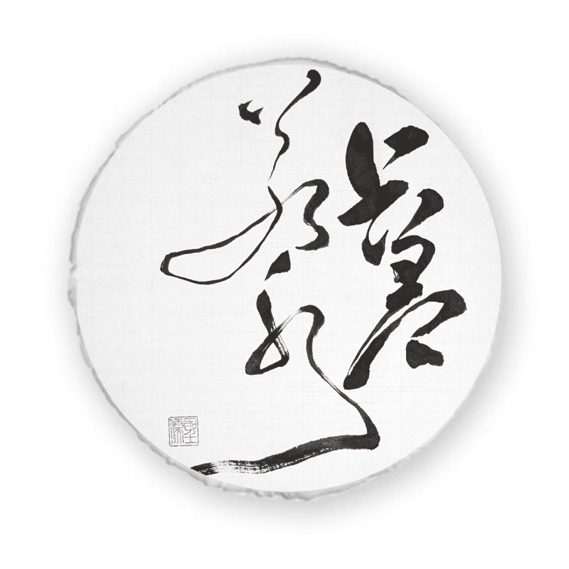 上善若水 — 圓形抱枕（可拆式）直徑45cm AH13 4