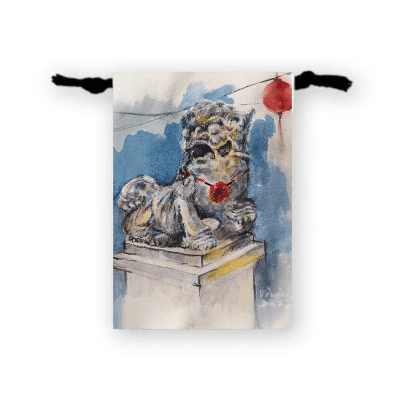 獅吼 — 輕便版 小束口袋 12*18cm AA3 4