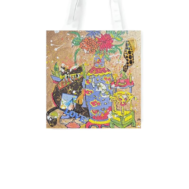 《宋韻 · 平安喜樂》 Song Aesthetic · Peace & Joy   — 單層 A4 托特包（有底、提袋）Ｗ24.5 x Ｈ33.5cm AB54-2 4