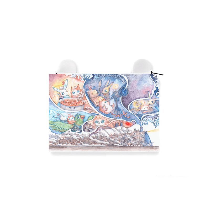 在列車城的每一天 — 動物 耳朵 造型 零錢包 W13 x H12 cm AB67 2
