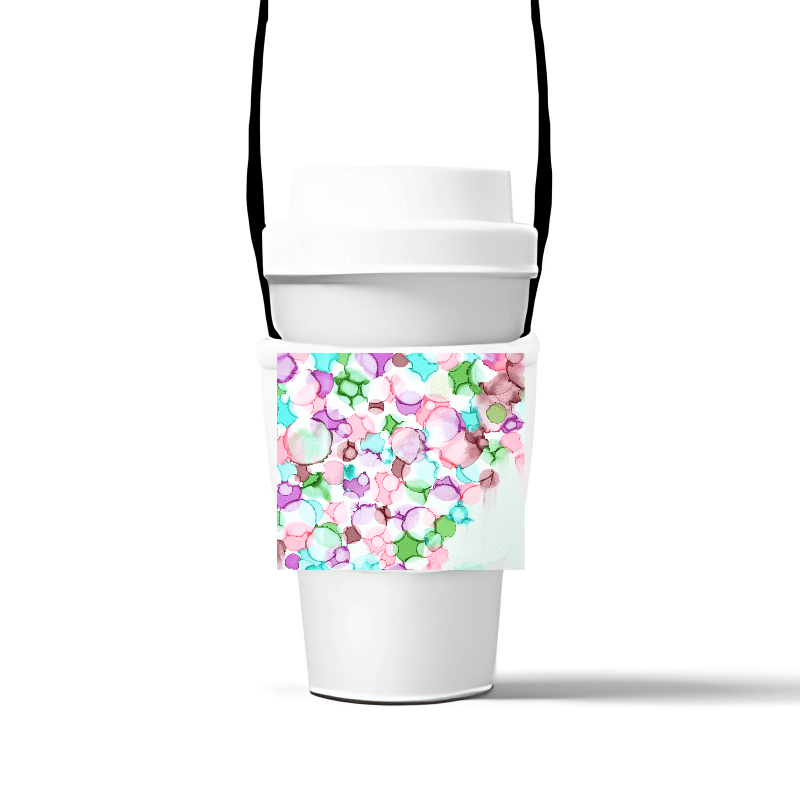 荏苒時光•泡沫 — 飲料提袋（泡綿、止滑隔熱、環保杯套 ）W13 x H7 cm 5