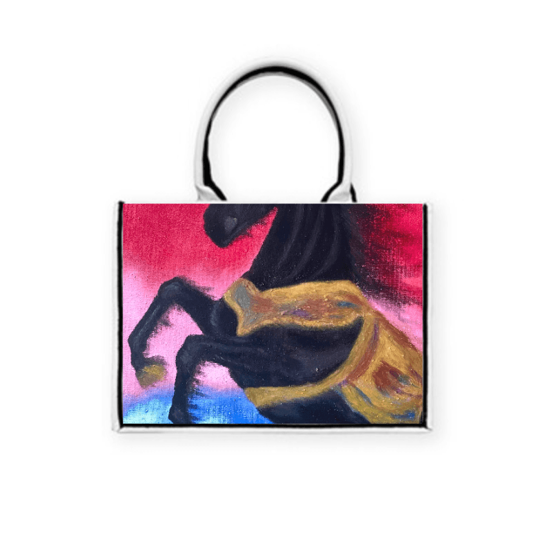 歸位 — 黑飾條 Book Tote 精品 托特包 H37 x W28 x D16 cm AB50 3