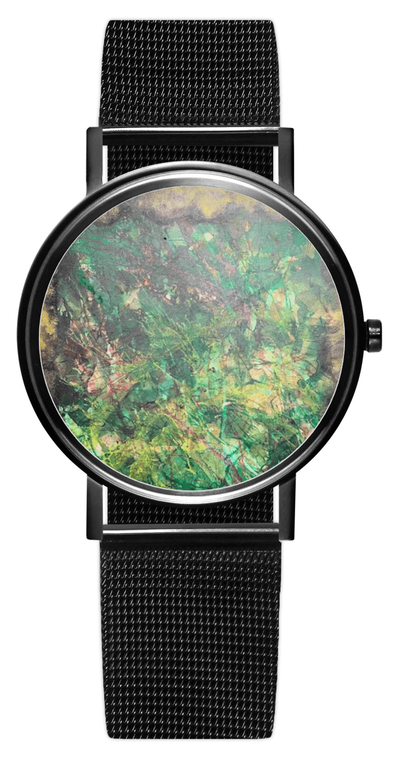 時空旅人 — yunivershsieh 藝術訂製腕錶 黑色 2