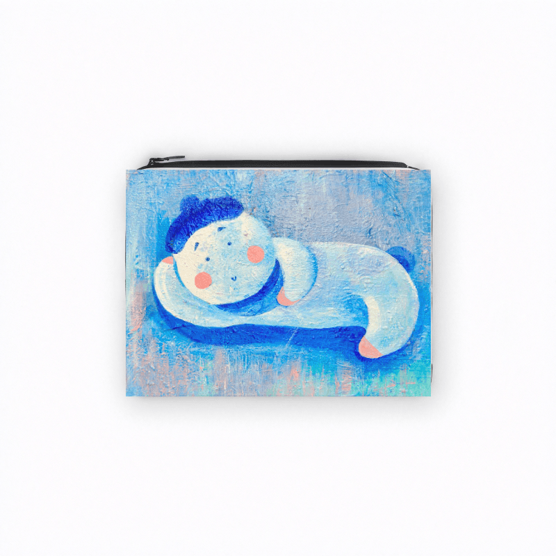 什麼事都不想做的時候 — 零錢包(有內裡)W13 x H10 cm AB5